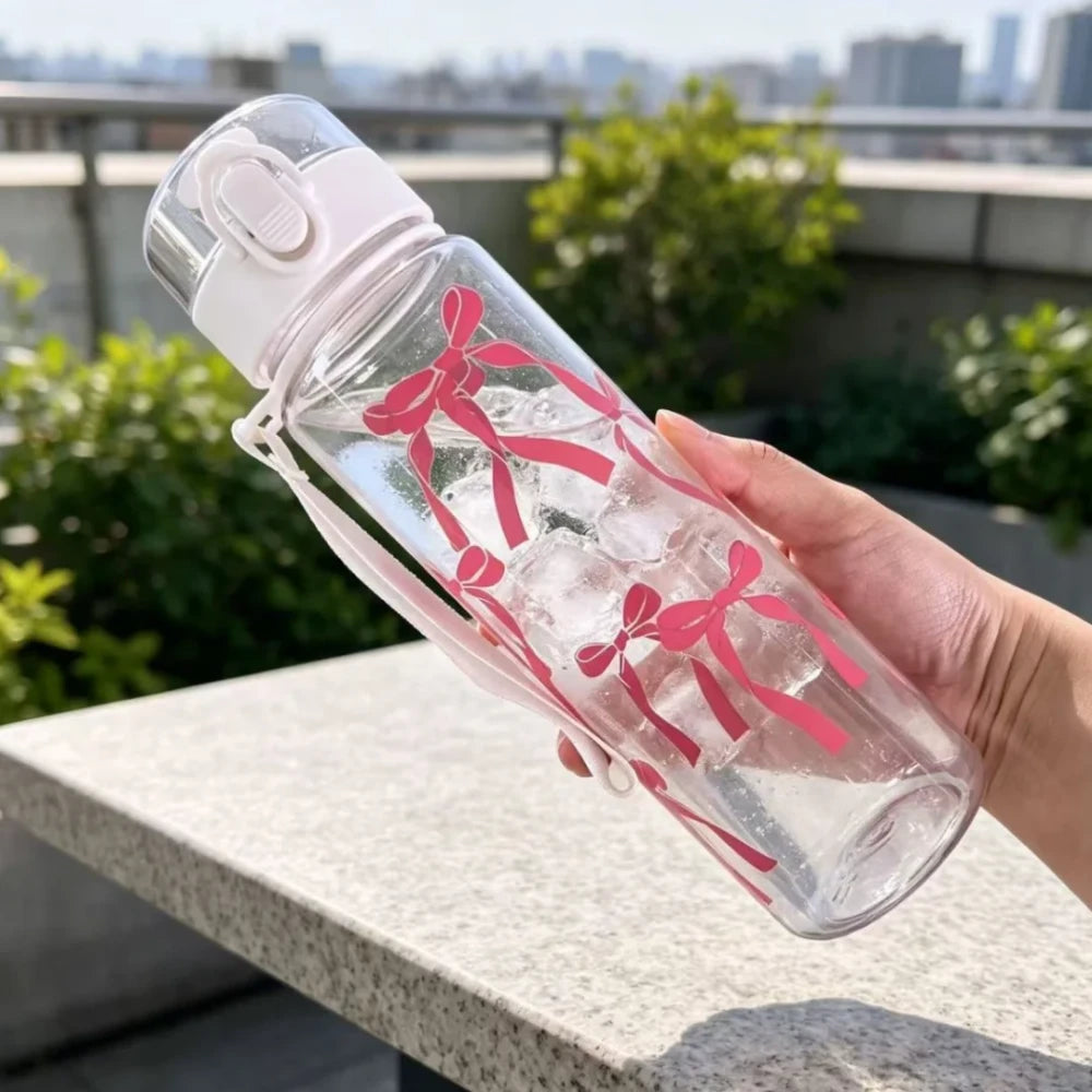 Floral Bow Water Bottle