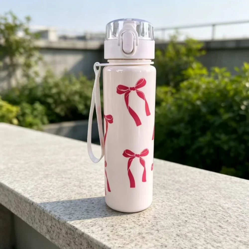 Floral Bow Water Bottle
