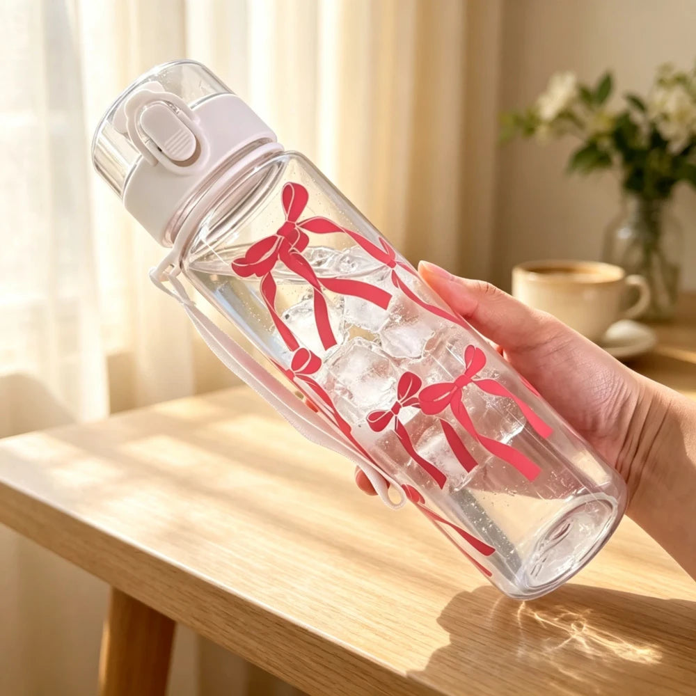 Floral Bow Water Bottle