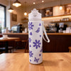 Sport Straw Water Bottle with Carry Strap