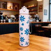 Sport Straw Water Bottle with Carry Strap