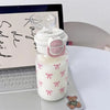 Leak-Proof Kawaii Water Bottle with Straw