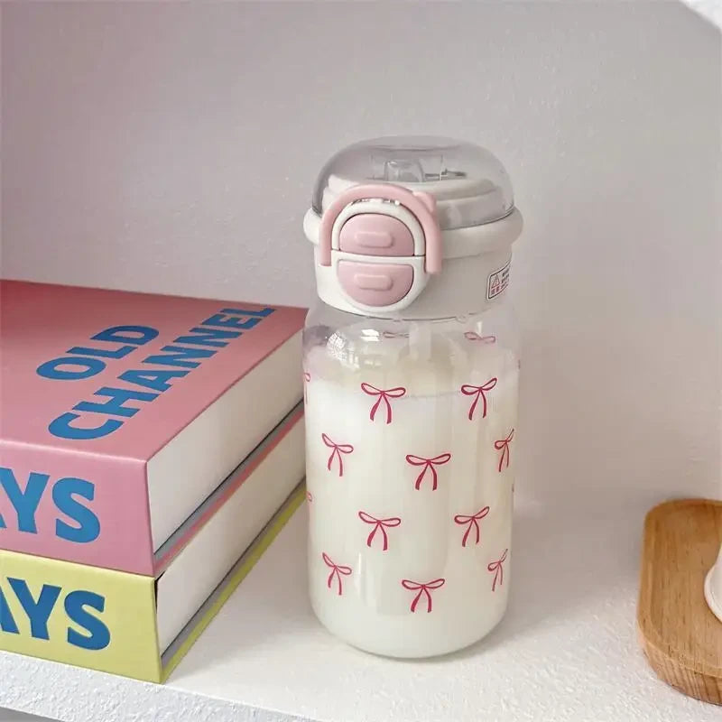 Leak-Proof Kawaii Water Bottle with Straw
