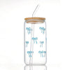 Pink Bow Glass Tumbler