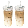 Square Glass Coffee Cup