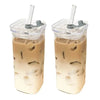 Square Glass Coffee Cup