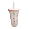 Bowknot Aesthetic Plastic Tumbler
